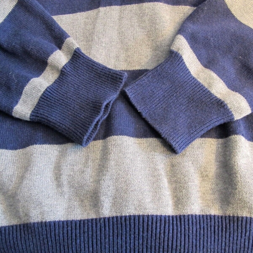 Vineyard Vines 3-Button Pullover Henley Striped Sweater Men's Medium Cotton‎ - Picture 7 of 7